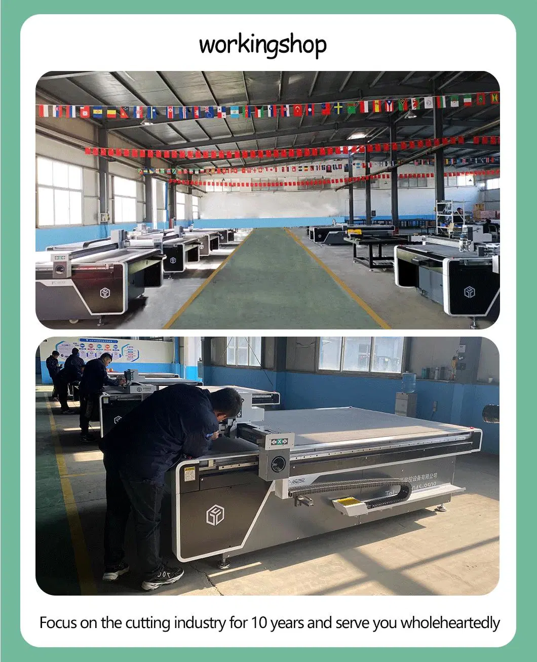 Jinan CNC Automatic Oscillating Blade Knife Cutter Vibrating Cutting Machine for Graphite Gasket/Non-Asbestos Asbestos Gasket/PTFE/Rubber/Motorcycle Gaskets