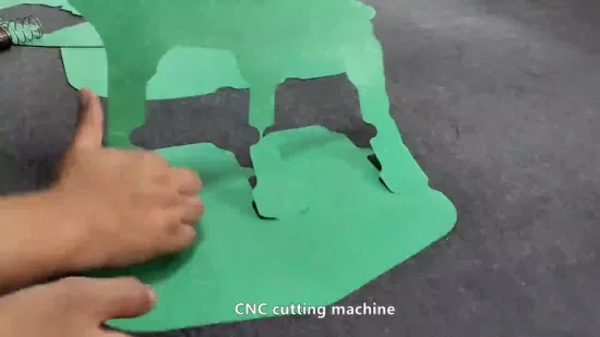 Jinan CNC Automatischer Messerschneider mit oszillierender Klinge, vibrierende Schneidemaschine für Graphitdichtung/nicht