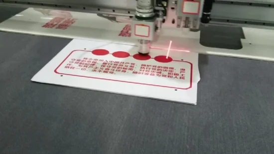 Oszillierendes Messer, CNC-Vibrationsmesser, Lederschneider, Plotterschneider mit Gummiplatten-Schneidewerkzeugen für Stoff